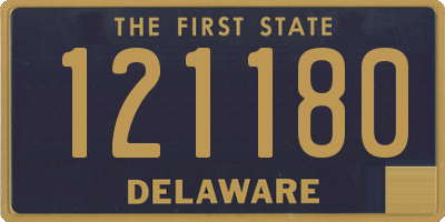 DE license plate 121180