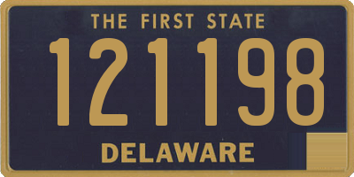 DE license plate 121198