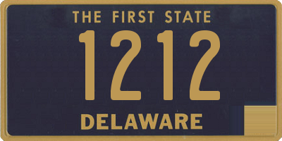 DE license plate 1212