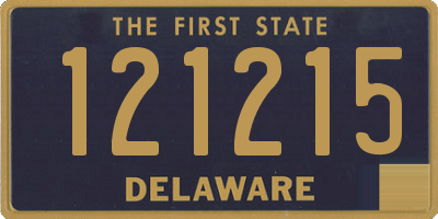 DE license plate 121215