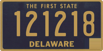 DE license plate 121218