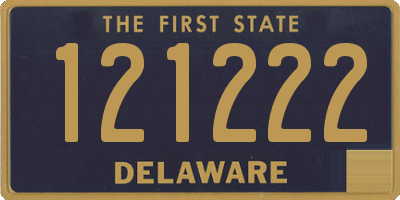 DE license plate 121222