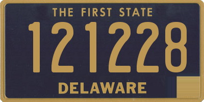 DE license plate 121228