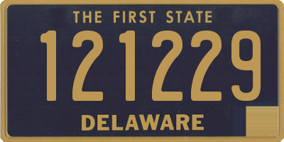 DE license plate 121229