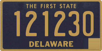 DE license plate 121230