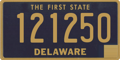 DE license plate 121250