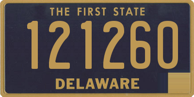 DE license plate 121260