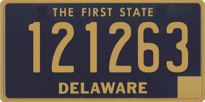 DE license plate 121263