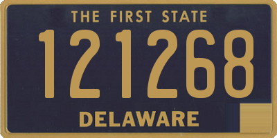 DE license plate 121268