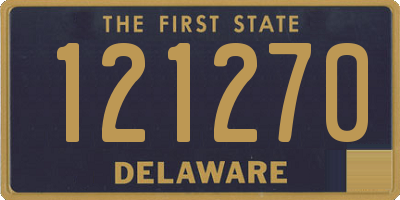 DE license plate 121270