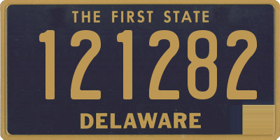 DE license plate 121282