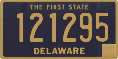 DE license plate 121295