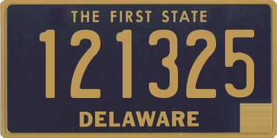 DE license plate 121325