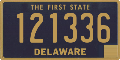 DE license plate 121336