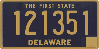 DE license plate 121351