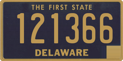 DE license plate 121366