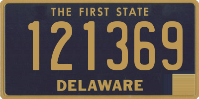 DE license plate 121369