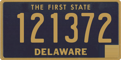 DE license plate 121372