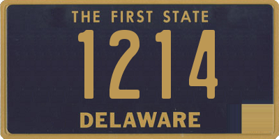DE license plate 1214
