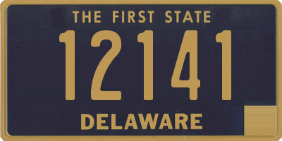 DE license plate 12141