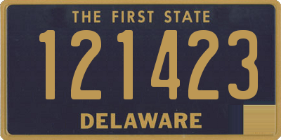 DE license plate 121423