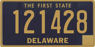 DE license plate 121428