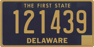 DE license plate 121439