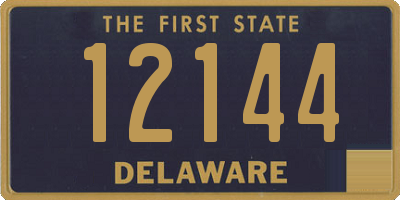 DE license plate 12144