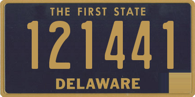 DE license plate 121441