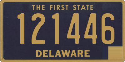 DE license plate 121446