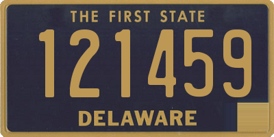 DE license plate 121459