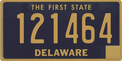 DE license plate 121464