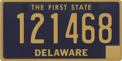 DE license plate 121468