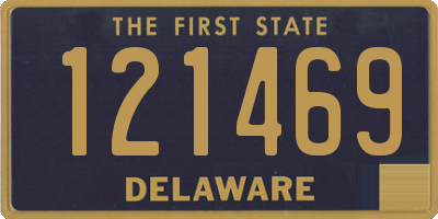 DE license plate 121469