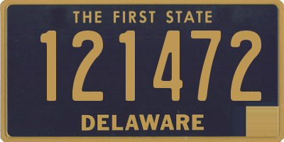 DE license plate 121472