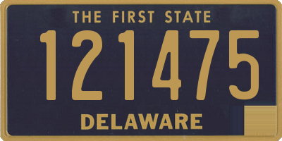 DE license plate 121475