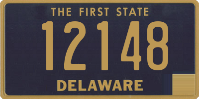 DE license plate 12148