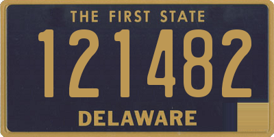 DE license plate 121482