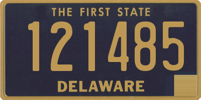 DE license plate 121485