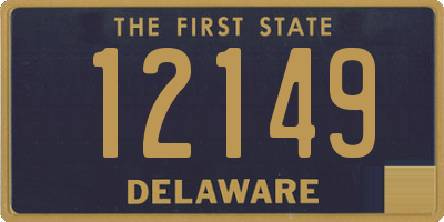 DE license plate 12149