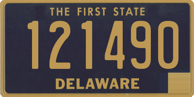 DE license plate 121490