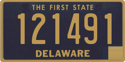 DE license plate 121491