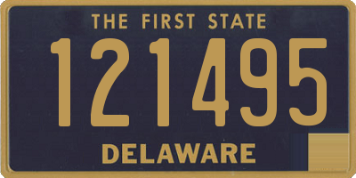 DE license plate 121495