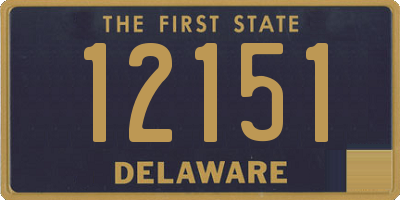 DE license plate 12151