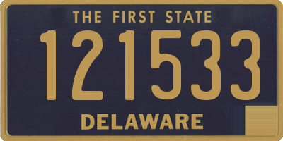 DE license plate 121533