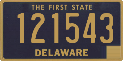 DE license plate 121543