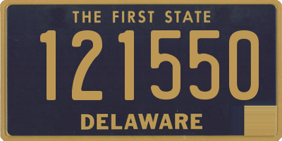 DE license plate 121550