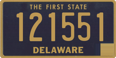 DE license plate 121551