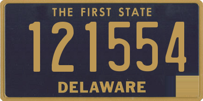 DE license plate 121554