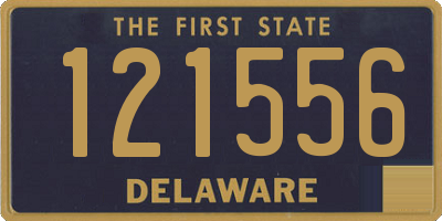 DE license plate 121556